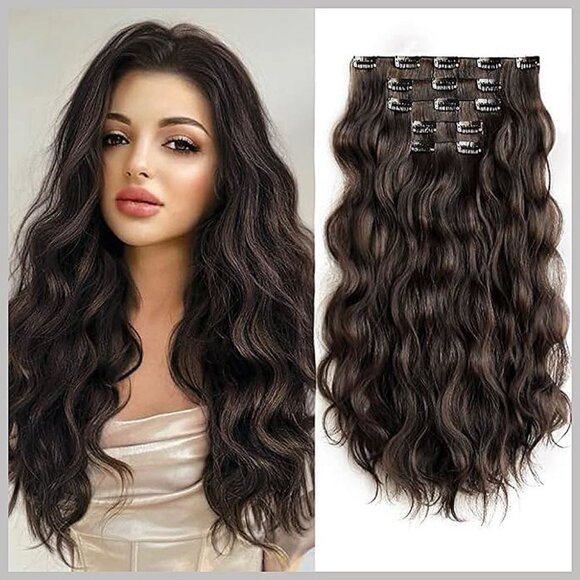 Hair Extension-Darkest Brown